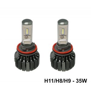 Lâmpada Ultra LED M1 H11/H8/H9 35Watts 6200k Luz Branca