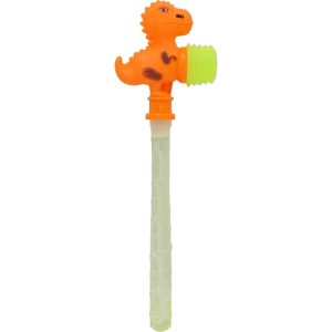 Lançador de Bolhas Dinossauro - Laranja