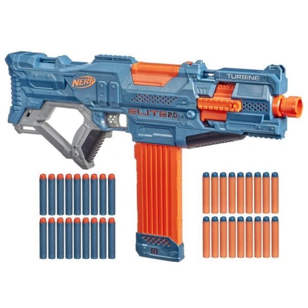 Lançador de Dardo Hasbro Nerf Elite 2.0 Turbine CS-18 - E9482