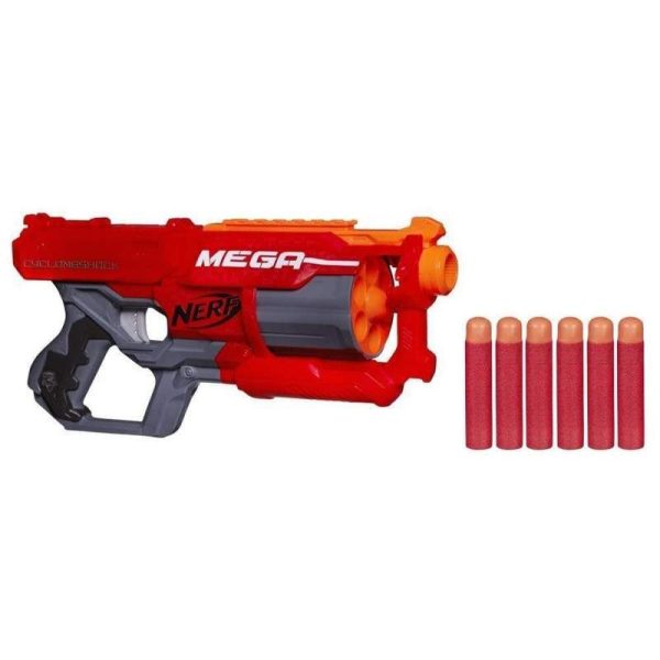 Lançador de Dardos Hasbro Mega Cycloneshock Nerf Elite N-Strike - A9353