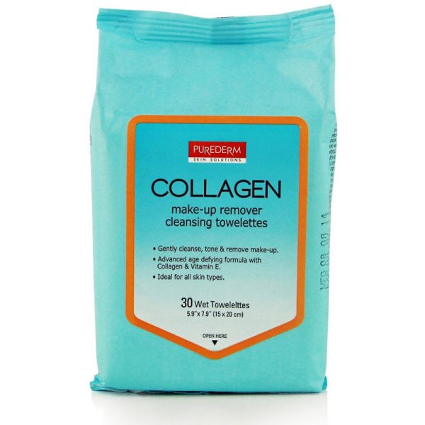 Lenços Demaquilantes Purederm Collagen