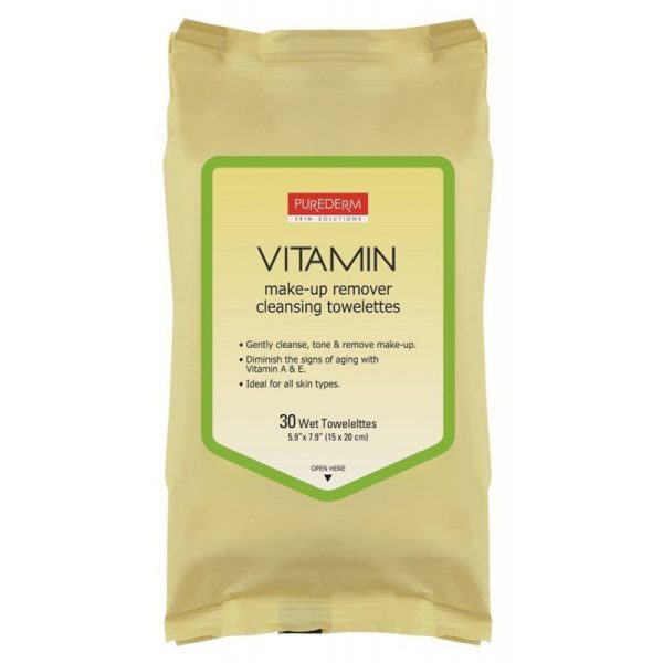 Lenços Demaquilantes Purederm Vitamin