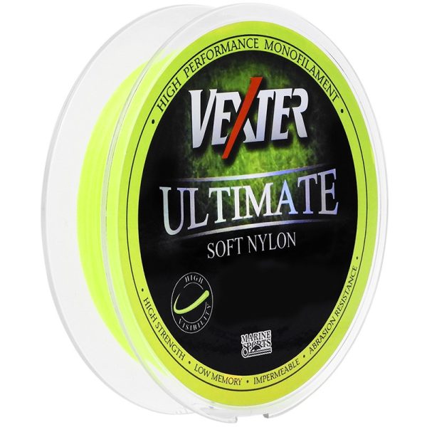 Linha Monofilamento Marine Sports Vexter Ultimate 0.37mm 18.6lbs 300M Amarela