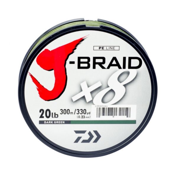 Linha Multifilamento Marine Sports J-Braid X8 0.23mm 20LB 300M