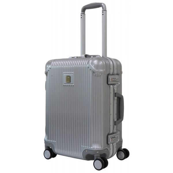Mala de Viagem IT Luggage Crusader Expansiva com cadeado TSA - Pequeno/Prata