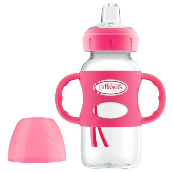 Mamadeira Dr. Brown's Milestones WB91002 - 270mL (Rosa)