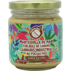 Manteiga de Amendoim com Nozes de Cânhamo Nature Seed Sabor Natural 220g