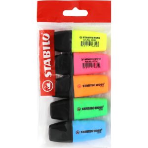 Marca Textos Stabilo Boss Mini - (5 cores)