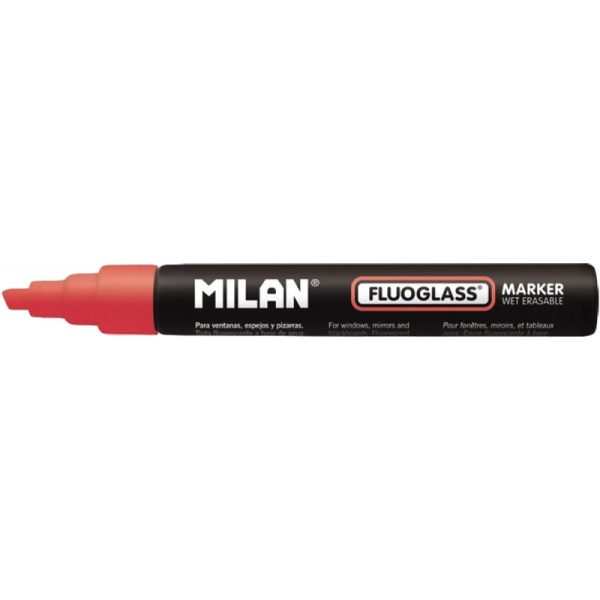 Marcador Milan Fluoglass 591093001 - Vermelho