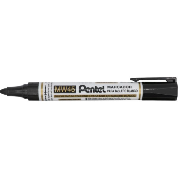 Marcador Pentel Recarregável MW46-A - Preto