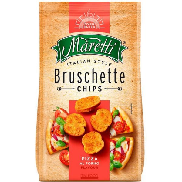 Maretti Bruschette Chips Pizza Al Forno 70g