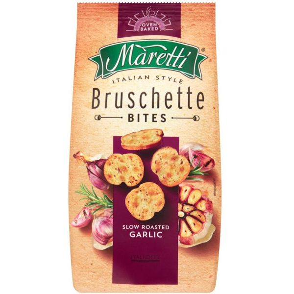 Maretti Bruschette Chips Slow Roasted Garlic 70g