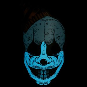 Mascara de DJ LED Palhaço MB-009