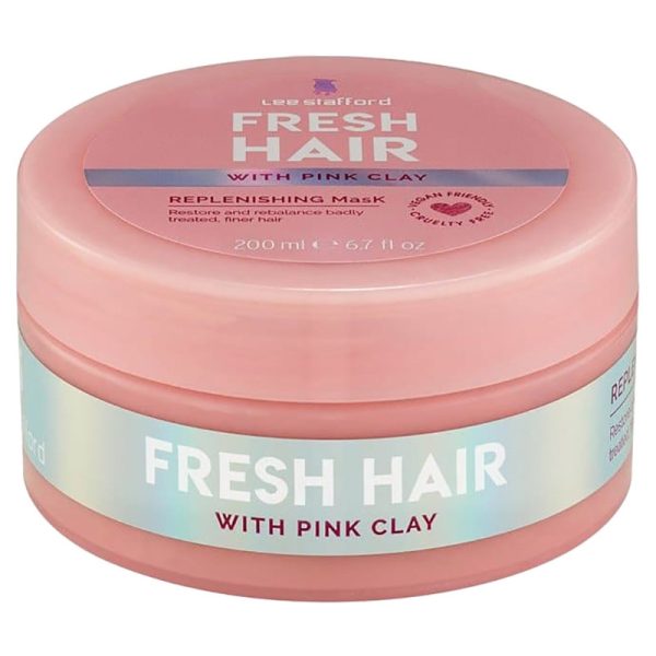 Máscara Hidratante Lee Stafford Fresh Hair With Pink Clay - 200mL