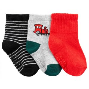 Meia Infantil Carter's 1J193210 - Masculina (3 Pares)