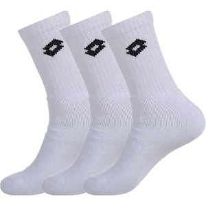 Meia Lotto Crew HO419/WH-BL (3 Pares)
