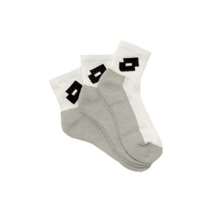 Meia Lotto Quarter HO422/WH-GY (3 Pares)