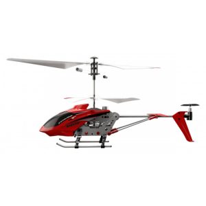 Mini Helicóptero RC Syma S107H 3 Canais 2.4GHz com Função Hover Vermelho