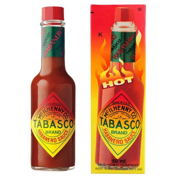 Molho Tabasco Picante Habanero 60 ml.