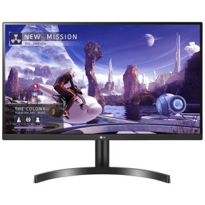 Monitor LG LED 27.0" 27QN600-B Quad HD IPS/HDR10/HDMI/DP 75Hz Bivolt