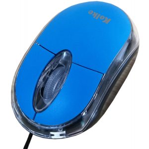 Mouse Kolke KEM-340 USB com fio - Azul