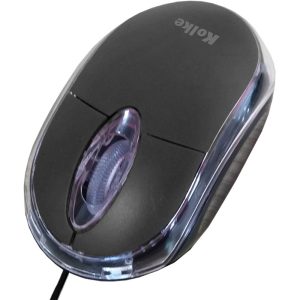 Mouse Kolke KEM-340 USB com fio - Preto