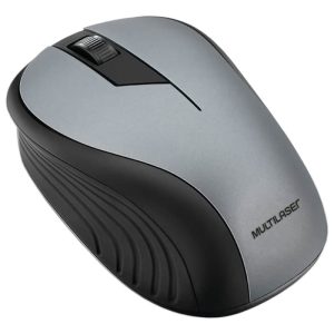 Mouse sem Fio Multilaser MO213 1200 dpi Preto/Cinza