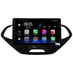 Multimídia Hetzer A1 Android 10 Tela de 9" Ford Ka 2015-2019