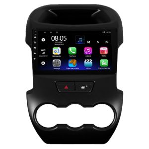 Multimídia Hetzer A1 Android 10 Tela de 9" Ford Ranger Limited XLT 2015 Preto