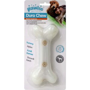 Osso de Nylon saborizado para cachorros 15.5cm - Pawise Dura Chew 14482