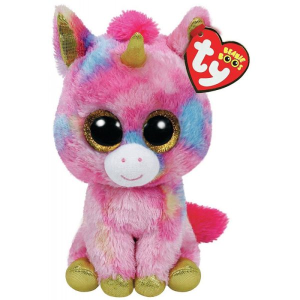 Pélucia TY Beanie Boos Fantasia Unicórnio