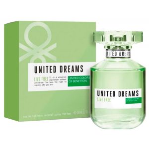 Perfume Benetton United Dreams Live Free EDT 80mL - Feminino