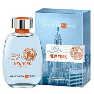 Perfume Mandarina Let's Travel To New  EDT 100mL - Masculino