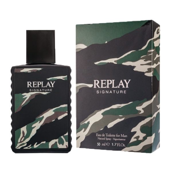 Perfume Replay Signature EDT 50mL - Masculino