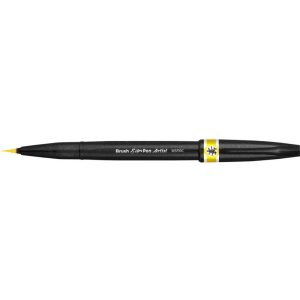 Pincel de Tinta ultra fino Pentel Brush SESF30C-GX - Amarelho