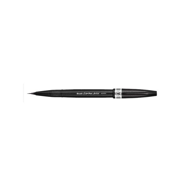 Pincel de Tinta ultra fino Pentel Brush SESF30C-NX - Cinza