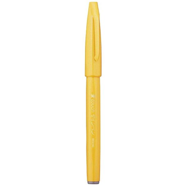 Pincel Pentel Touch SES15C-G - Amarelo