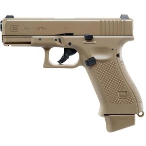 Pistola Airsoft Umarex Glock 19X CO2 6mm BBS Coyote