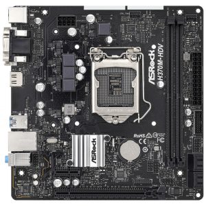 Placa Mãe ASRock H370M-HDV LGA1151/2xDDR4/PCI-E/HDMI/DVI-D/VGA