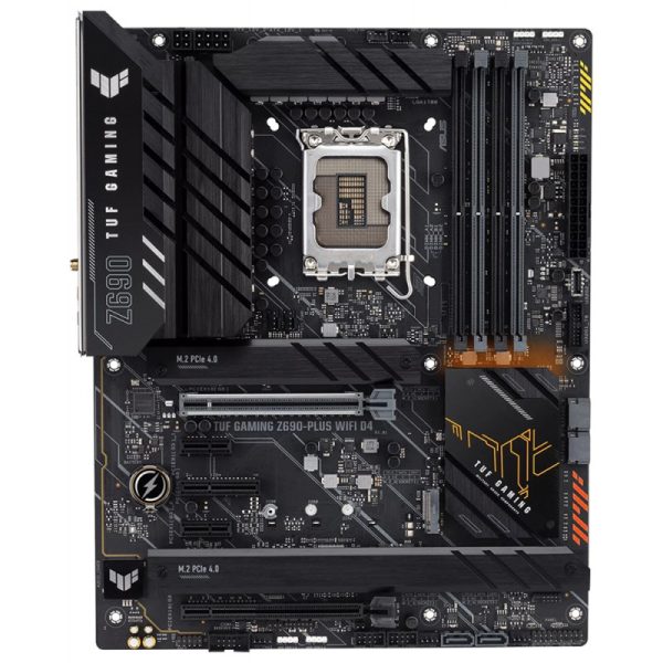 Placa Mãe Asus Tuf Gaming Z690-PLUS D4 LGA1700/4xDDR4/PCI-E/HDMI/DP/M.2/USB-C