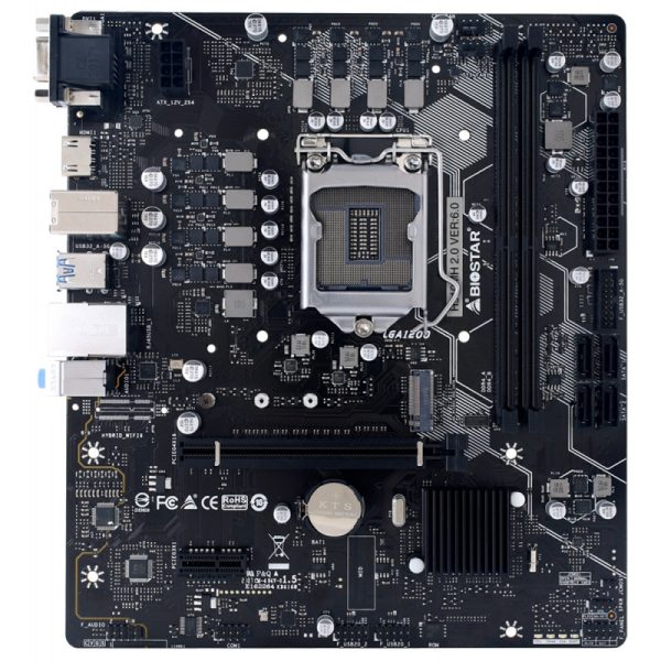 Placa Mãe Biostar H510MH 2.0 LGA1200/2xDDR4/PCI-E/M.2/HDMI/VGA/SATA/USB