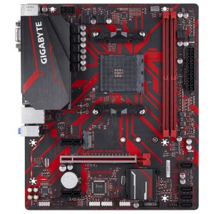 Placa Mãe Gigabyte B450M Gaming AM4/2xDDR4/PCI-E/M.2/VGA/HDMI/DVI-D/SATA rev1.0