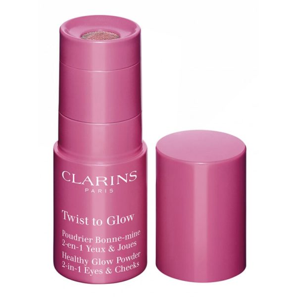 Pó Iluminador Clarins Twist to Glow 02 Radiant Pink - 1.3g