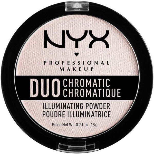 Pó Iluminador NYX Duo Chromatic DCIP04 Snow Rose
