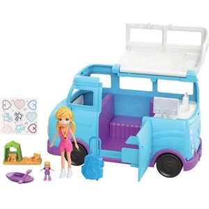 Polly Pocket Mattel - Glamorosa Van de Campismo FTP74