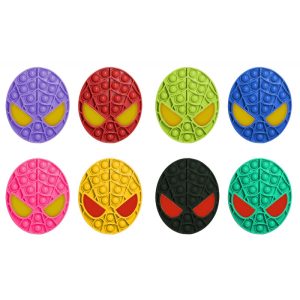 Pop It Fidget Brinquedos de Anti-stress Sensorial Spider-Man (Vendido por Unidade)