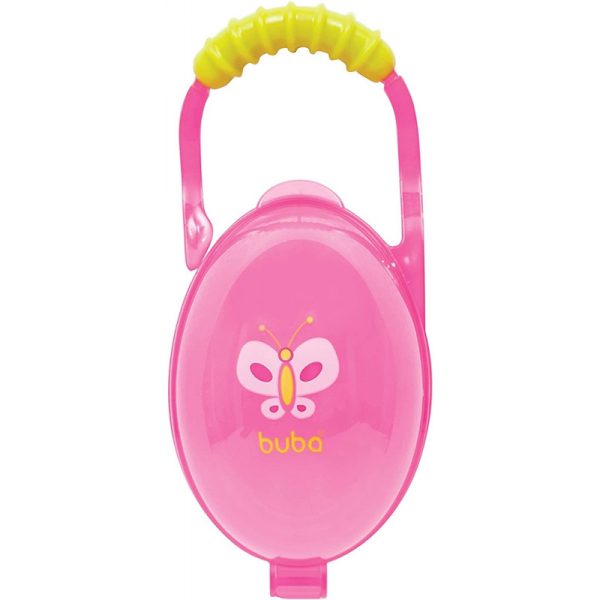 Porta chupeta com alça Buba 5824 (rosa)