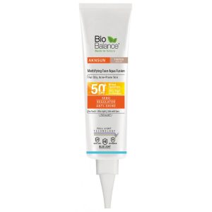 Protetor Solar Bio Balance Mattifying Face Aqua Fusion 50+ SPF - 40mL