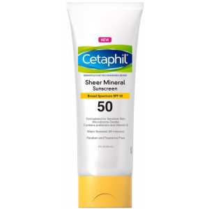 Protetor Solar Cetaphil Sheer Mineral Sunscreen - 89mL