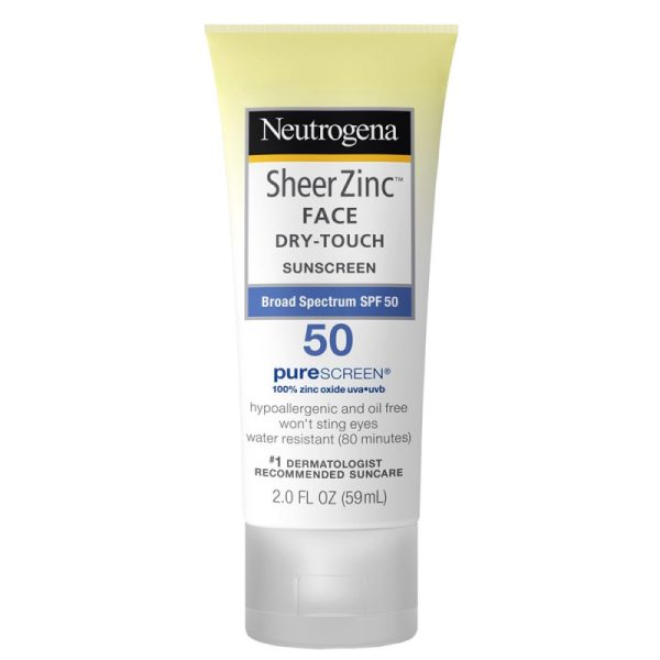 Protetor Solar Neutrogena Sheer Zinc Face Dry-Touch Sunscrren 59mL